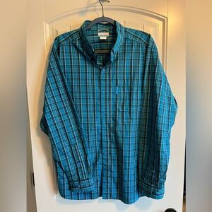 Columbia Plaid Shirt Size Large